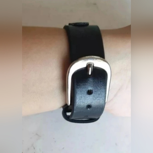 Ladies Harley Davidson Motorcycles Leather Skull Biker Bracelet  Adjustable New - Picture 6 of 7